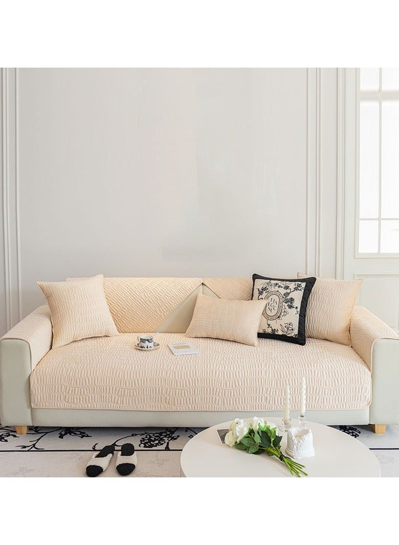 KUYING New Anti Slip Short Plush Sofa Cushion 110-110cm