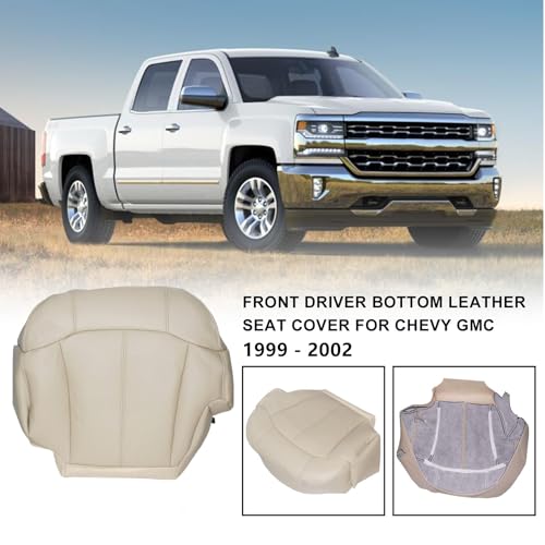 AOUTTUOA (8PCS Driver and Passenger Bottom and Top Lean Back and Armrest Light Tan 522 or 922 & Foam Compatible with Chevy Tahoe Suburban 1500 2500 LT LS Z71 2WD 4X4 1999 2000 2001 2002 - Image 4