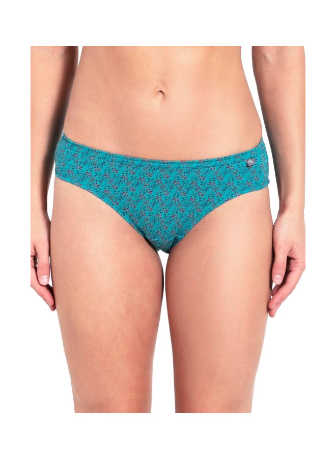 JOCKEY 1410 Women Medium Coverage Super Combed Cotton Mid Waist Bikini with Concealed Waistband Pack of 3 - Image 2