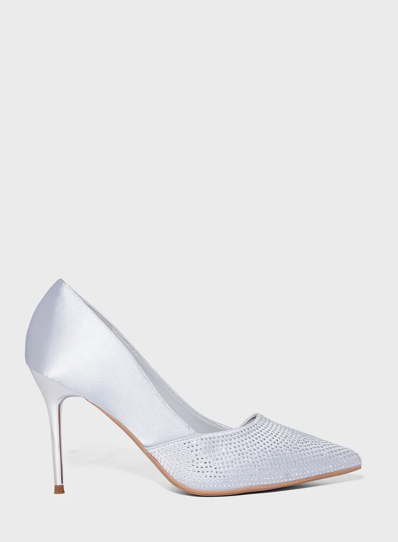 ايلا ليمتد اديشن High Heel Glitter Pointed Pump