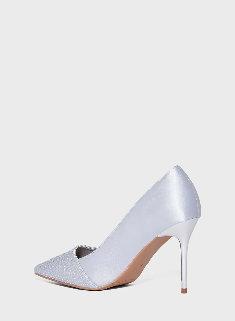 ايلا ليمتد اديشن High Heel Glitter Pointed Pump