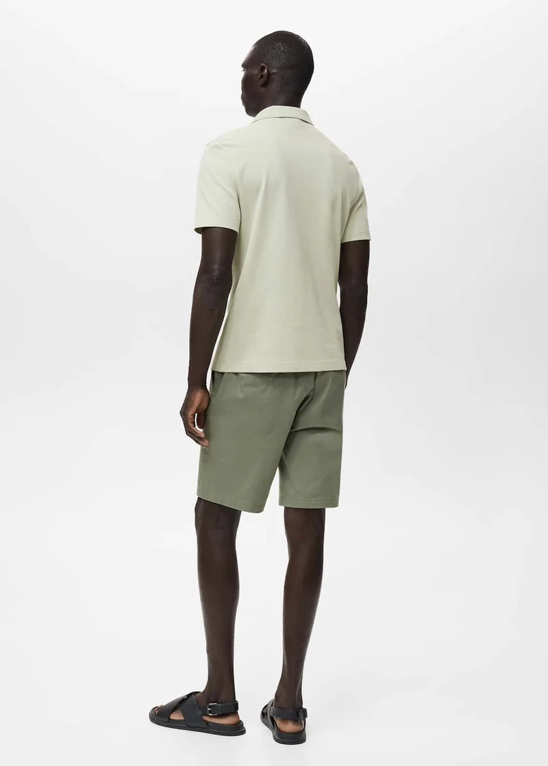 Mango Man Piqué Polo Shirt