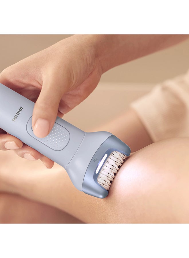 Philips Epilator 8000 Series - Cordless Wet and Dry Electric Epilator, Hair Removal for Legs and Body, with ProGuide, 3 Accessories, 60 min. Runtime, Blue -BRE708/00 - Image 4