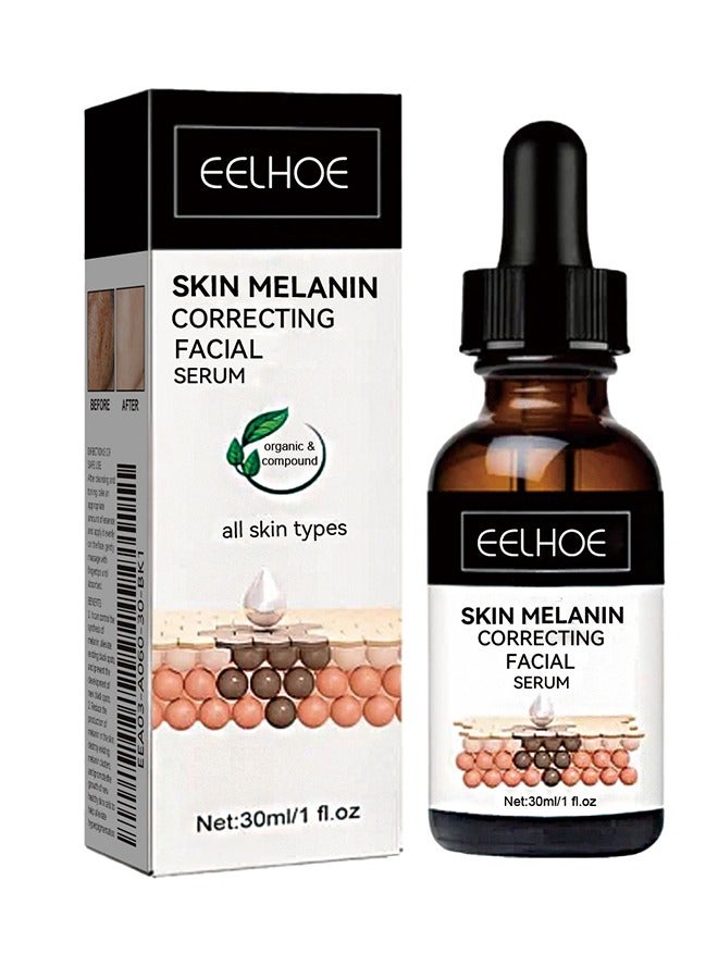 Skin Melanin Correcting Facial Serum, Dark Spot Correcting Glow Serum, Mild and Not Stimulating for Any Part
