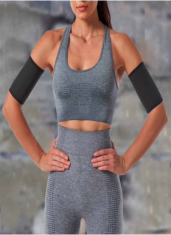Arabest - Shaping Sweating Arm Set Cross border European and American Fitness Yoga Exercise Band Arm Sweating Arm Belt Protector - Image 1