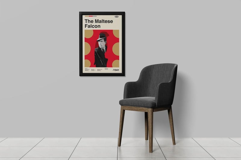 BLINKART BLINKART Aesthetic The Maltess Movie Photo Frame Album Poster Mid Century Wall Art Print Decor For Home Bedroom Living Room Bedroom Home Office Study Room  - Image 5