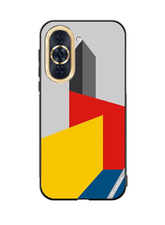 VR CREATIVE Protective Case Cover For Huawei Nova 10 Bauhaus Tower Design Multicolour - Image 1