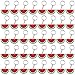 CiciBear 40 Pack Watermelon Themed Keychains for Guests Summer Party Baby Shower School Party Kids Birthday - Image 3