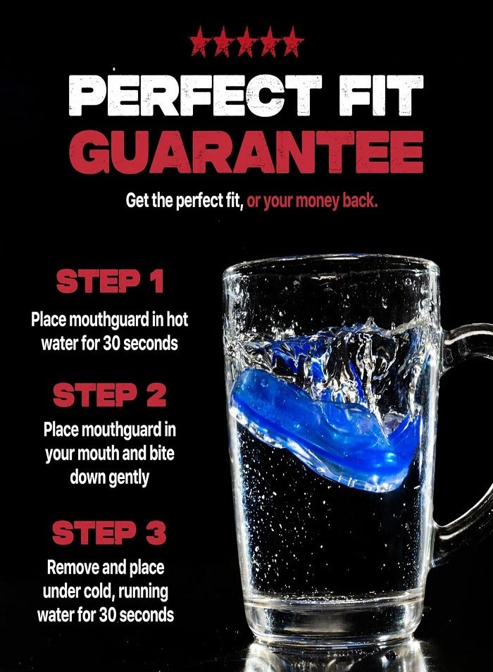 SAFEJAWZ Ice Gum Shield - Adult - Blue - Image 4