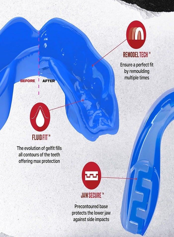 SAFEJAWZ Ice Gum Shield - Adult - Blue - Image 3