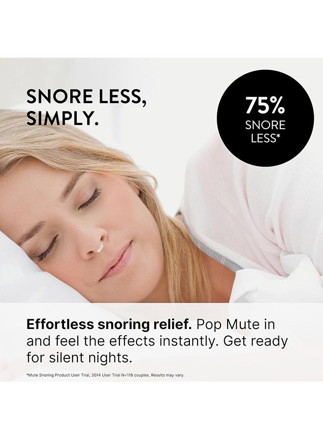 Unique 3 Pcs Nasal Dilator Snoring Solution | Starter Pack | Snore Less & Sleep Better | Nasal Strip Alternative | Comfortable Breathing Aids for Better Sleep & Improved Airflow - Transparent / Size S - Image 5