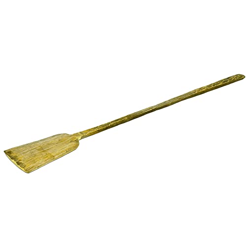 HOKOYA® Handcrafted Brass Spatula for Cooking | Smooth Polished Handle for Easy Grip | Traditional Indian Utensil for Eco-Friendly and Sustainable Kitchen - Image 1