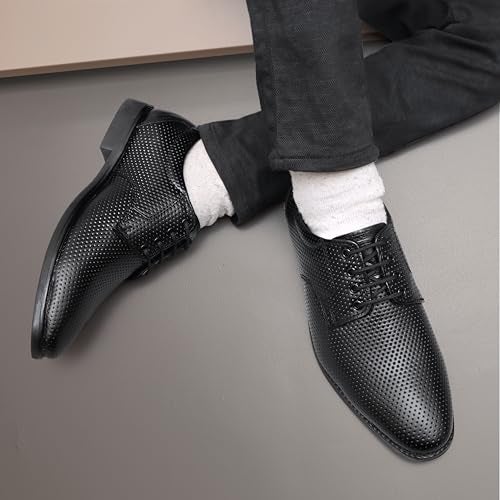 ARAMISH Leather Black Formal Derby Shoes for Boys - 4 UK - Image 2