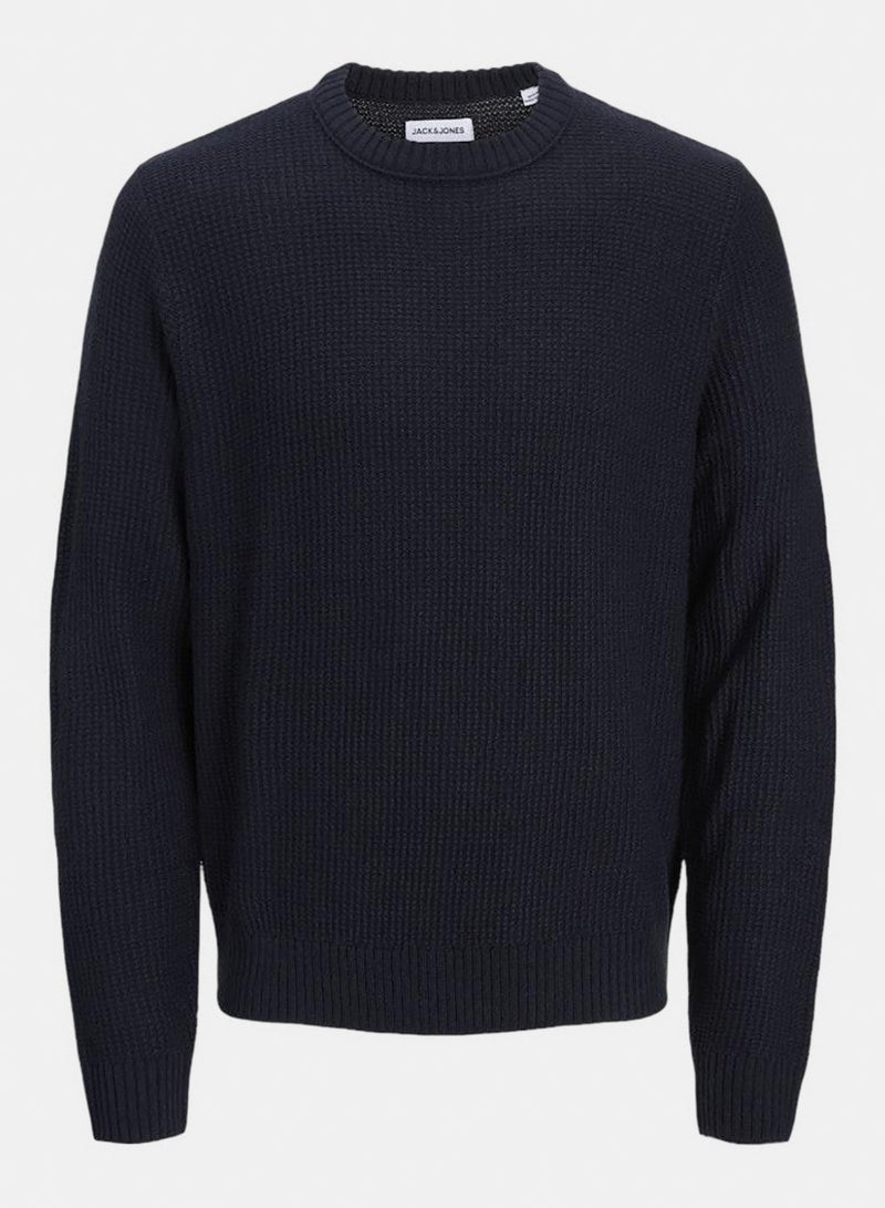 JACK & JONES Jjroy Knit Crew Neck Aw25 - Image 1