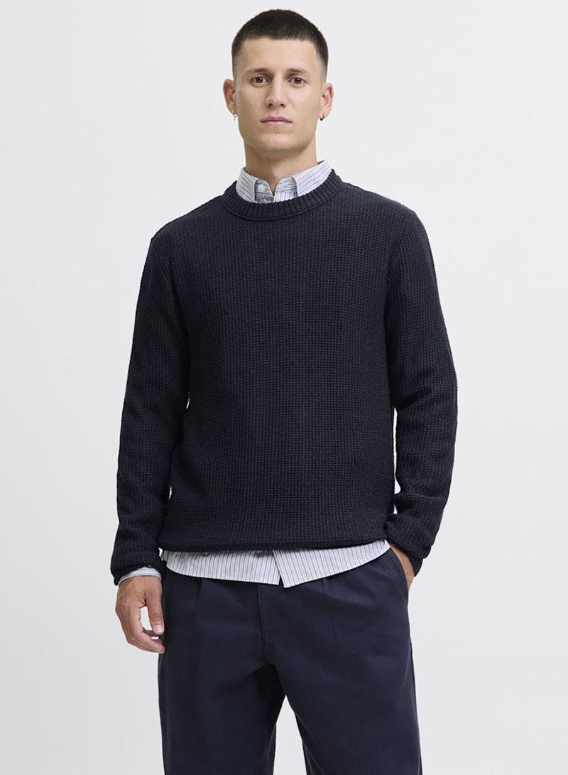 JACK & JONES Jjroy Knit Crew Neck Aw25 - Image 3