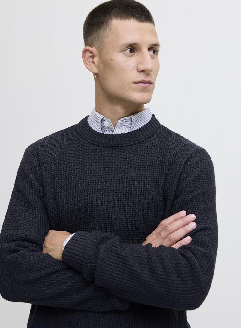 JACK & JONES Jjroy Knit Crew Neck Aw25 - Image 5