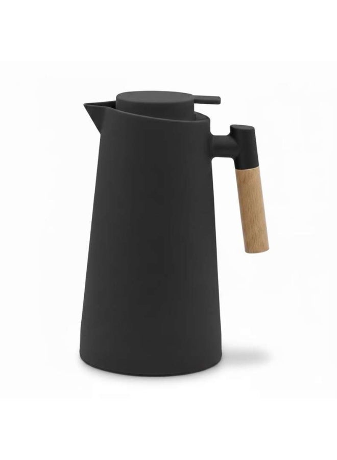 Pan Home Laras Vacuum Flask 1L - Black - Image 3