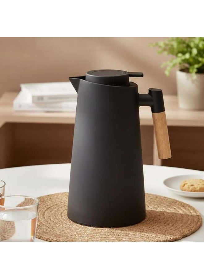 Pan Home Laras Vacuum Flask 1L - Black - Image 1