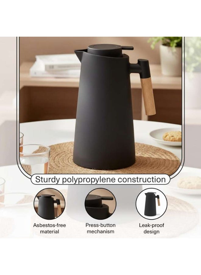 Pan Home Laras Vacuum Flask 1L - Black - Image 4