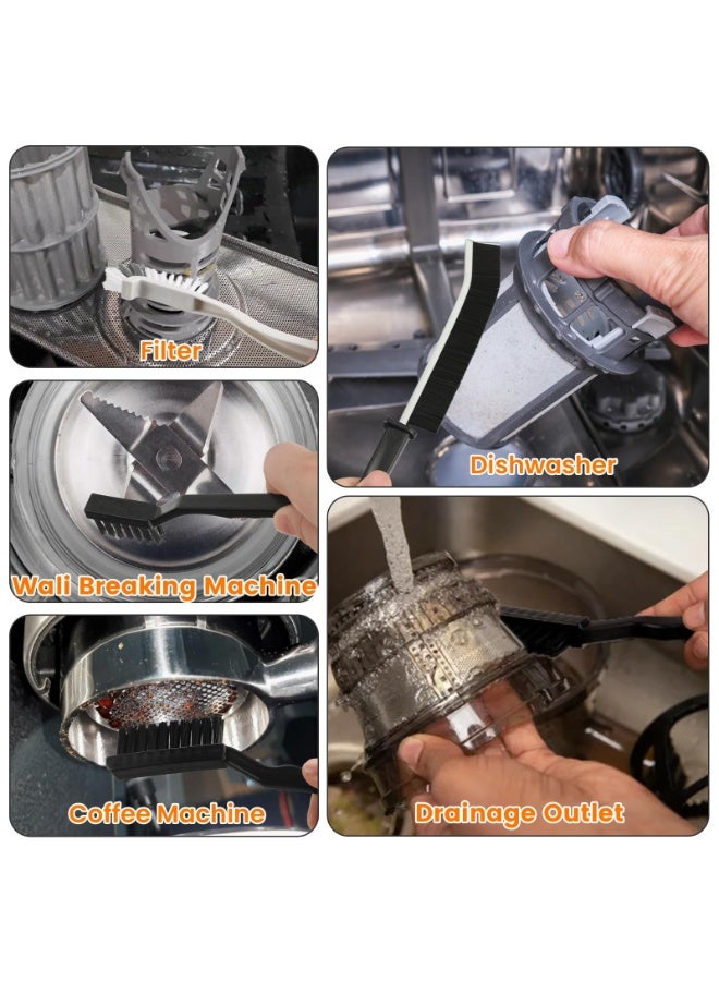 OSHIMA Washing Machine Cleaner Brush, Washer Cleaner Tools Accessories, 6pc Drum Laundry Cleaner Brush and Crevice Cleaning Brush for Tight Spaces and Washer Rubber Seal - Image 5