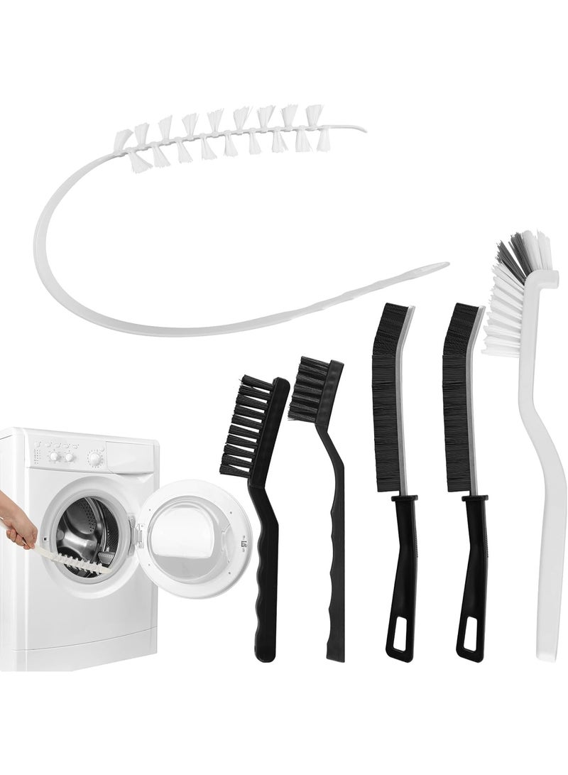 OSHIMA Washing Machine Cleaner Brush, Washer Cleaner Tools Accessories, 6pc Drum Laundry Cleaner Brush and Crevice Cleaning Brush for Tight Spaces and Washer Rubber Seal - Image 1