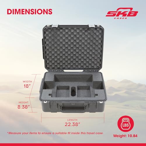 SKB iSeries Roland SPD-SX Drum Multi Pad Hard Case, Waterproof Polypropylene Shell with Foam, Trigger Latch and Lock Loops for Travel Use - Image 3