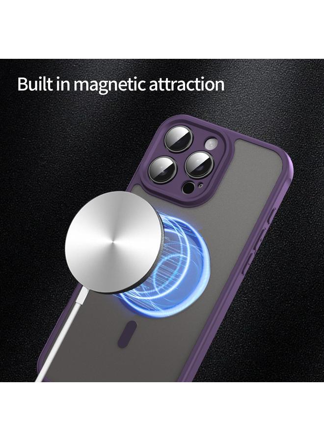 اس-توب جراب لهاتف iPhone 15 Plus من سلسلة Fan Dun TPU الهجين PC Frosted Magsafe - Image 3