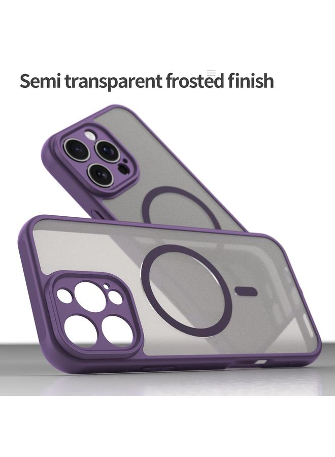 اس-توب جراب لهاتف iPhone 15 Plus من سلسلة Fan Dun TPU الهجين PC Frosted Magsafe - Image 5