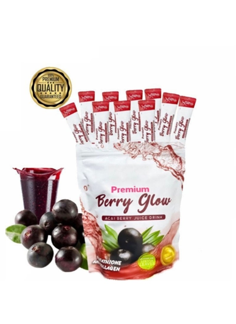 Cc CC Premium Glowing Shape Detox – Berry Glow Drink 10 x 20g | Supports Weight Loss, Skin Glow & Body Cleanse  - Image 1