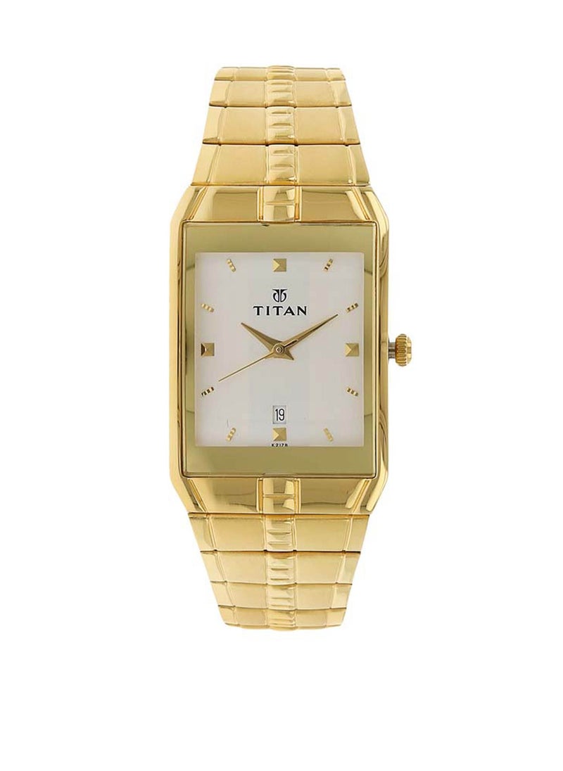 TITAN - Titan Analog with Date Siler Dial Metal Strap watch for Men - Image 1