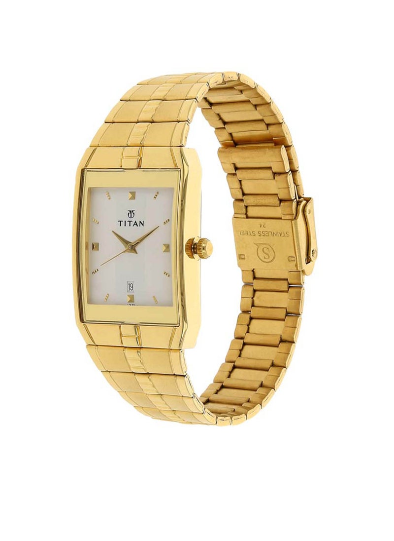 TITAN - Titan Analog with Date Siler Dial Metal Strap watch for Men - Image 1