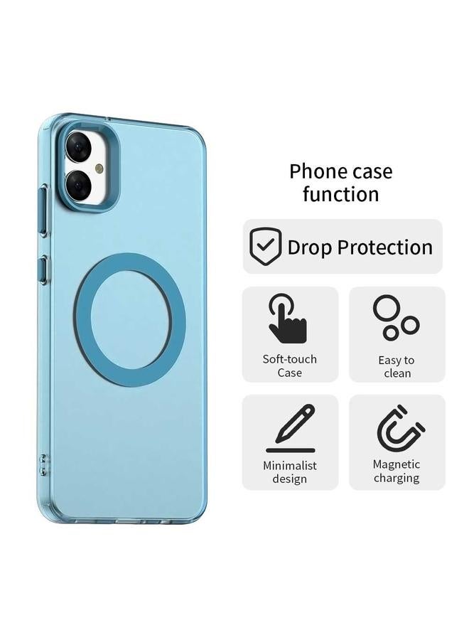 S-TOP Case For Samsung Galaxy M05 Candy Magsafe PC Hybrid TPU Phone Case - Image 4