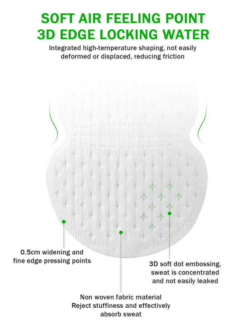 URbazaar Large Underarm Sweat Pads for Women and Men Fight Hyperhidrosis 200 PCS, Comfortable Unflavored, Non Visible, Extra Adhesive, Disposable, Sweat Free Armpit Protection - Image 5