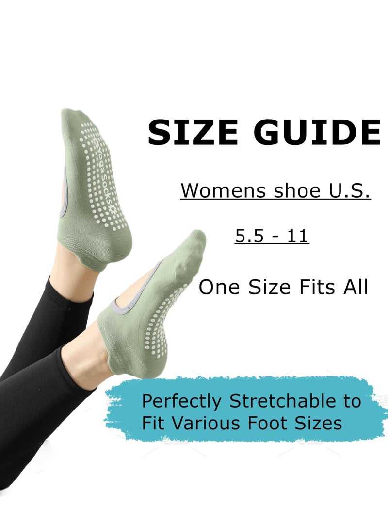 Generic Instep Opening Non--Slip Pilates Socks,Ballet Yoga,Suitable For Many Occasions At Home,Strong Grip And Breathable  - Image 3