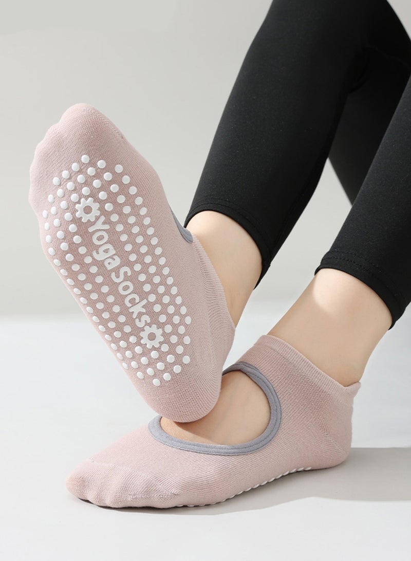 Generic Instep Opening Non--Slip Pilates Socks,Ballet Yoga,Suitable For Many Occasions At Home,Strong Grip And Breathable  - Image 4