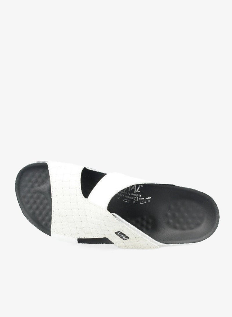 VITAL 148-1007 Vital Mens Sandals Vital Nappa Maxi Antik 09122S2644510 Weiss - Image 2