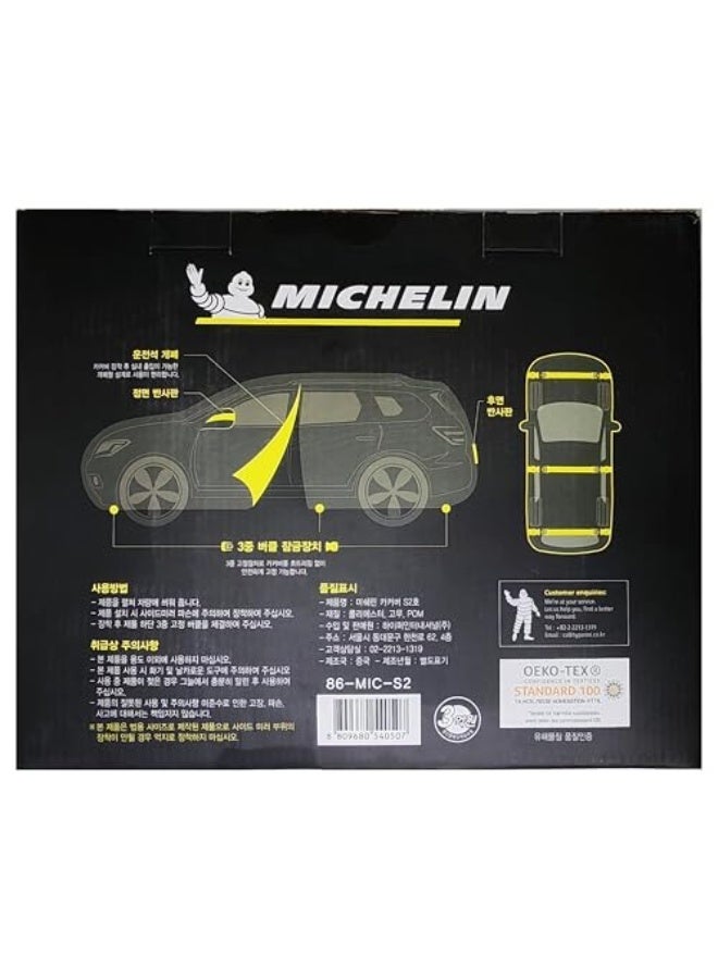 Michelin S2 Dual-Face SUV Car Cover – Premium Black & Grey Protection - Image 4