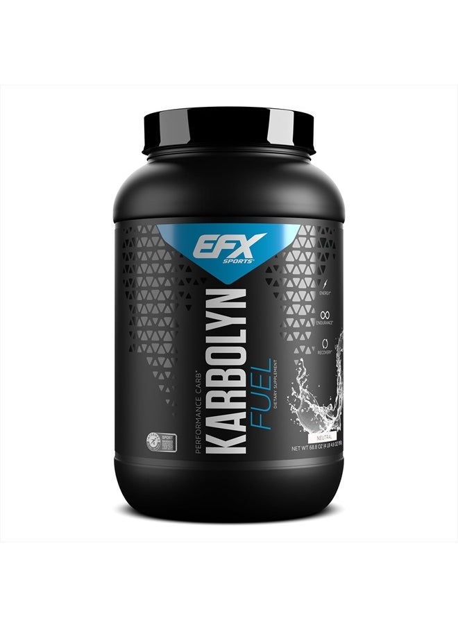 EFX SPORTS Karbolyn Fuel | Fast-Absorbing Carbohydrate Powder | Carb Load, Sustained Energy, Quick Recovery | Stimulant Free | 37 Servings (Neutral)  - Image 1
