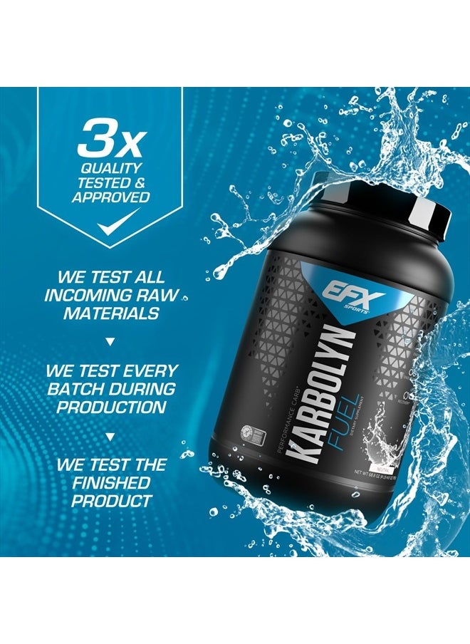 EFX SPORTS Karbolyn Fuel | Fast-Absorbing Carbohydrate Powder | Carb Load, Sustained Energy, Quick Recovery | Stimulant Free | 37 Servings (Neutral)  - Image 4