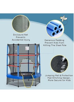 Generic Trampoline For Kids with Safety Net and U Shaped Zipper - 55S  - Image 2