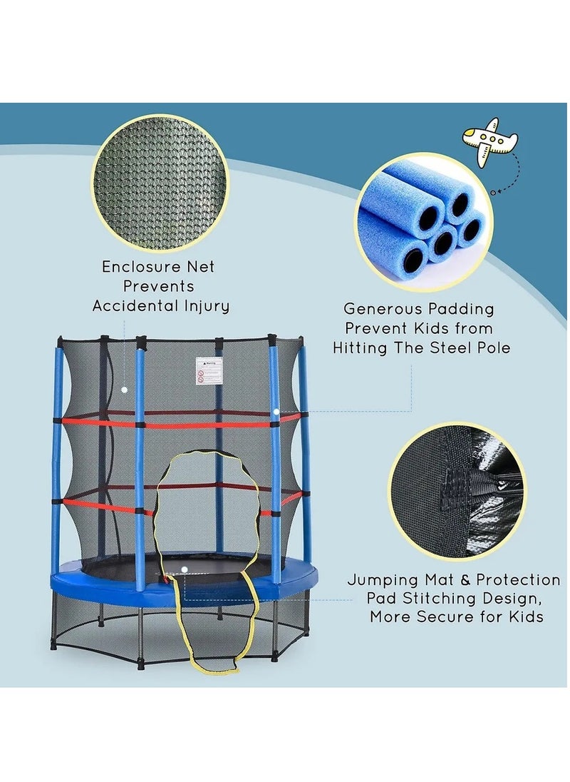 Generic - Trampoline For Kids with Safety Net and U Shaped Zipper - 55S - Image 1
