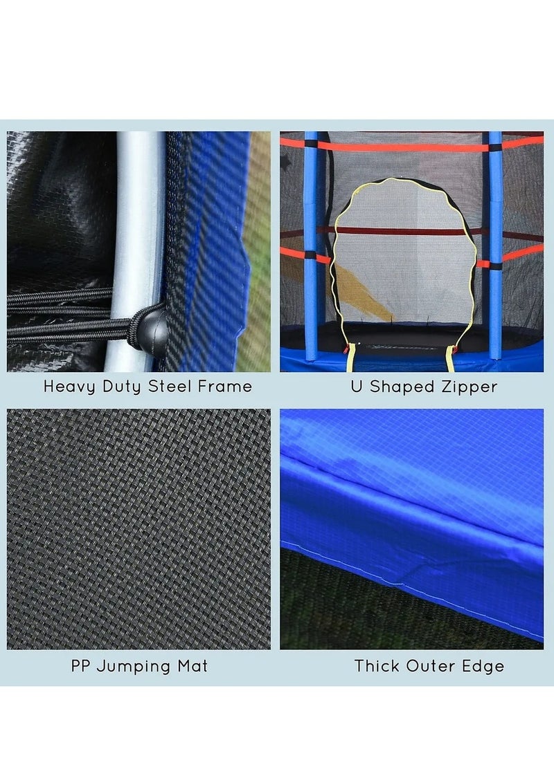 Generic - Trampoline For Kids with Safety Net and U Shaped Zipper - 55S - Image 1