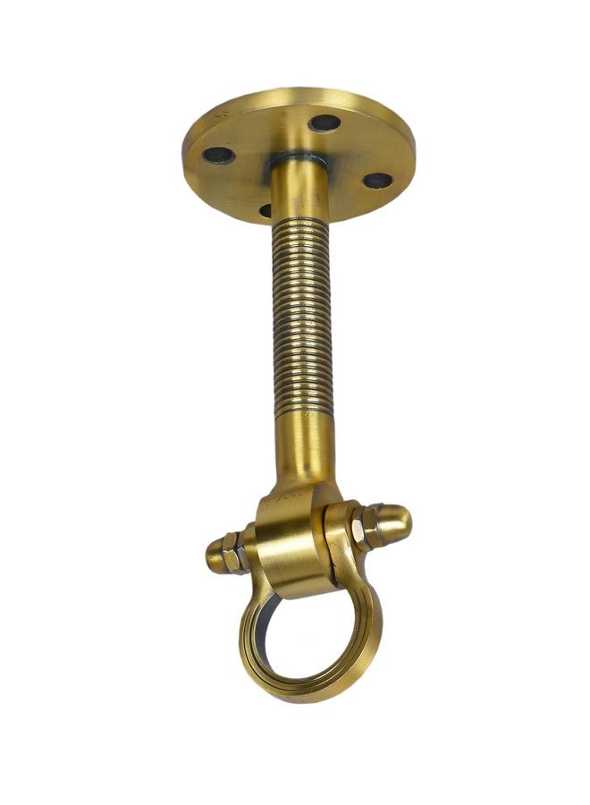 TRENDY CREATION HUB TRENDY CREATION HUB 10 Inch Long Antique Brass Finish Pad Eye Hanging Hooks and Swing Kadu Heavy Duty Hooks for Hanging with Anchor Bolt Fastener(Pack of 1)  - Image 4