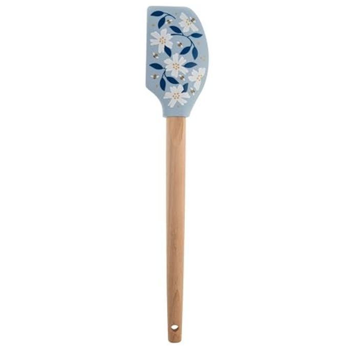 Karma, Silicone Spatula with Wood Handle Heat Resistant, Baking, cooking and Mixing Spatulas, Modern Farmhouse Kitchen Dcor, Gift for Chef, Cooks, Housewarming Gift, Bee - Image 1
