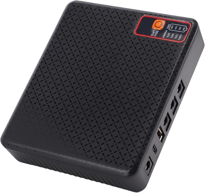 Eujgoov UPS صغير 12000 مللي أمبير 18 واط مصدر طاقة احتياطي مع منافذ Type C USB قابس أمريكي - Image 3