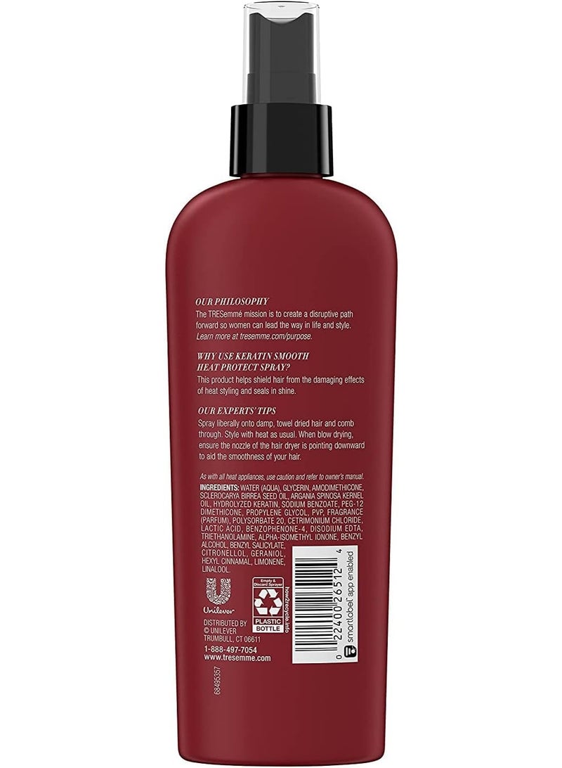 Tresemme TRESemmé Keratin Smooth Heat Protection Spray For Hair, Hair Styling Spray With Marula Oil For Anti Frizzy, Shiny & Soft Hair, 236ml - Image 3