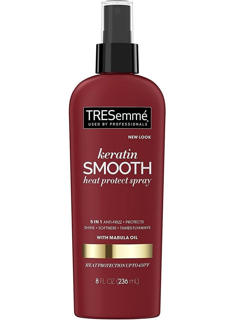Tresemme TRESemmé Keratin Smooth Heat Protection Spray For Hair, Hair Styling Spray With Marula Oil For Anti Frizzy, Shiny & Soft Hair, 236ml - Image 2