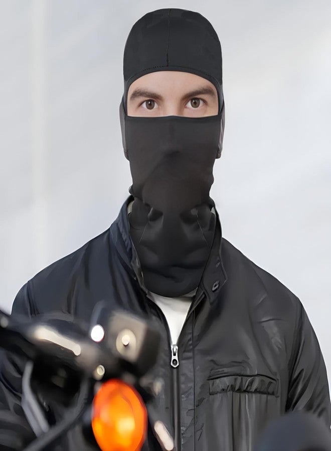 Cmonie Balaclava Winter Ski Face Mask for Men Breathable Hood Ski Mask for Cycling Motorcycle Riding (US, Alpha, One Size, 1Pcs-A) - Image 4