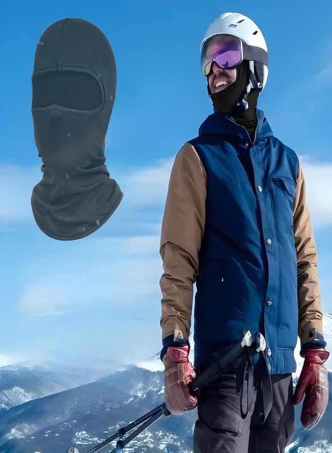 Cmonie Balaclava Winter Ski Face Mask for Men Breathable Hood Ski Mask for Cycling Motorcycle Riding (US, Alpha, One Size, 1Pcs-A) - Image 3