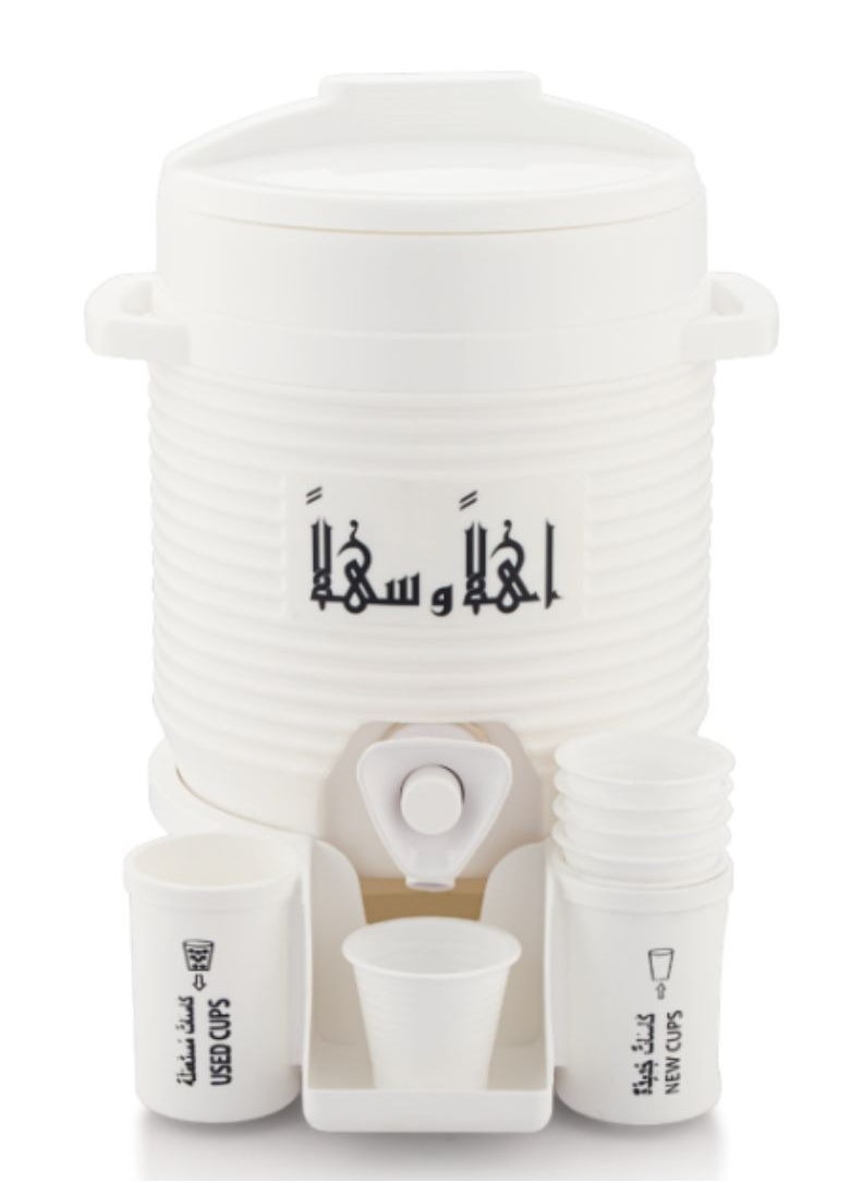 Thermos Alharam Zamzam Water Tank - 5 L Capacity-white-, Perfect for Umrah, Hajj & Ramadan Gift - pzsku/ZDDE65B54971D6E0D4061Z/45/_/1735075188/0c959e4a-404a-4e35-9ceb-b8a60abd8876